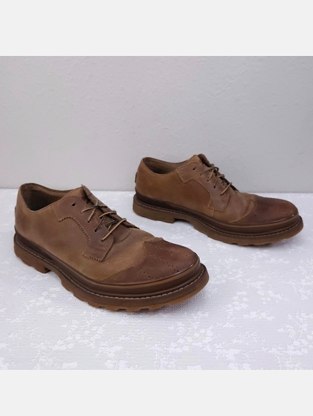 SOREL Madson Wingtip Oxford Leather Shoes Men's US 9.5